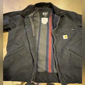 Carhartt large Jacket With American Van Works Customized Logo